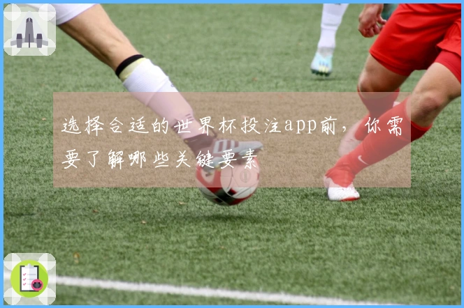 选择合适的世界杯投注app前，你需要了解哪些关键要素